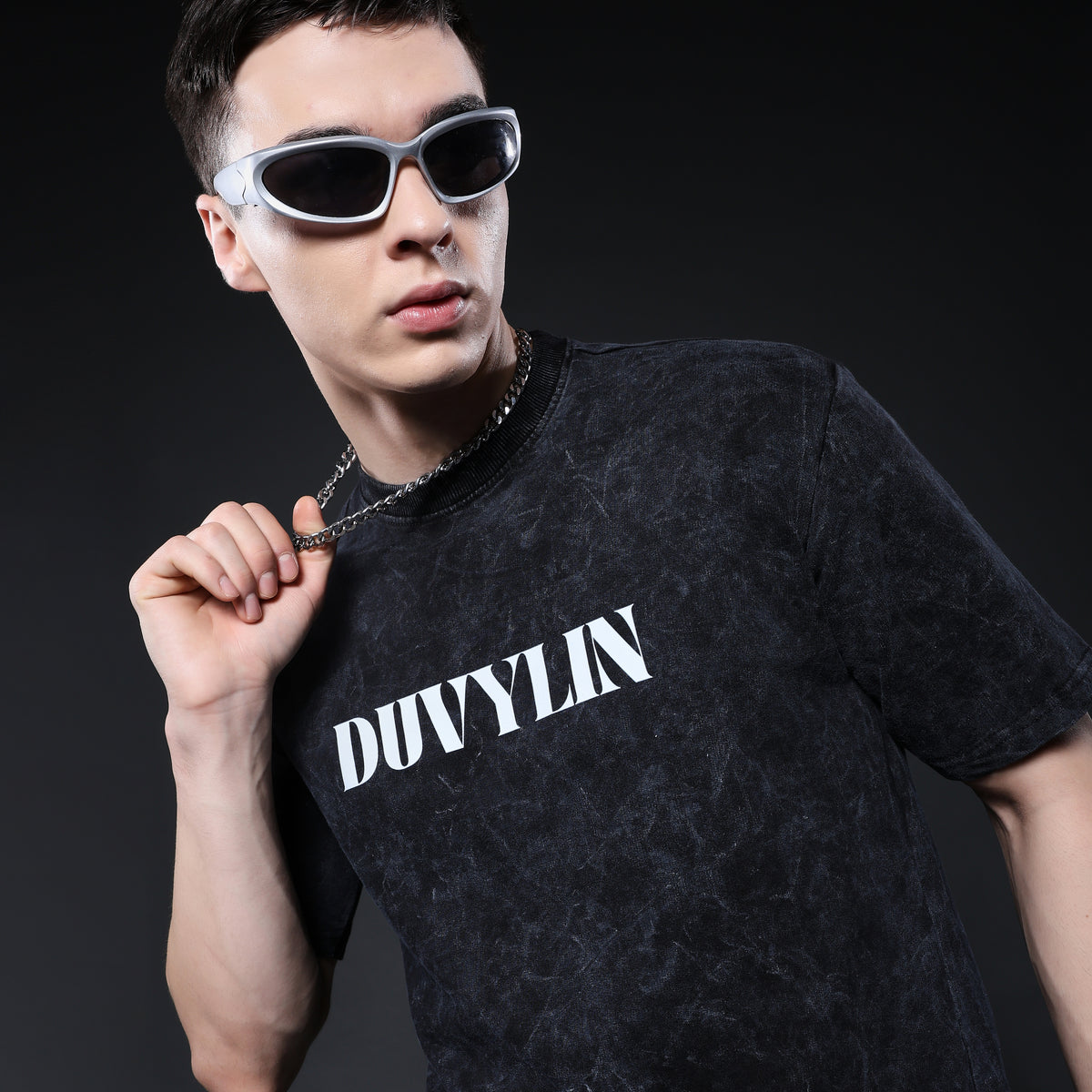 Duvylin Void Fade Oversized Tee