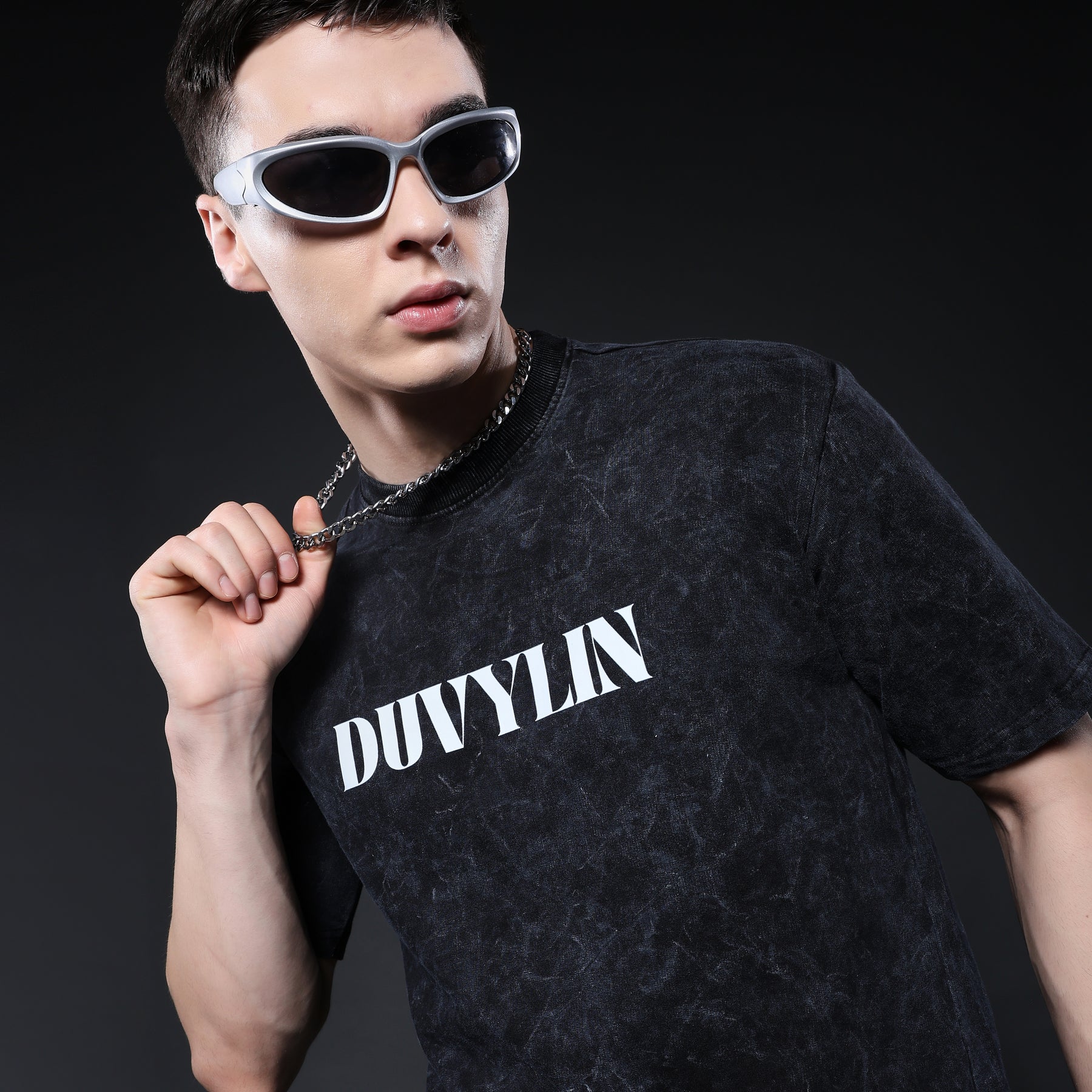 Duvylin Void Fade Oversized Tee