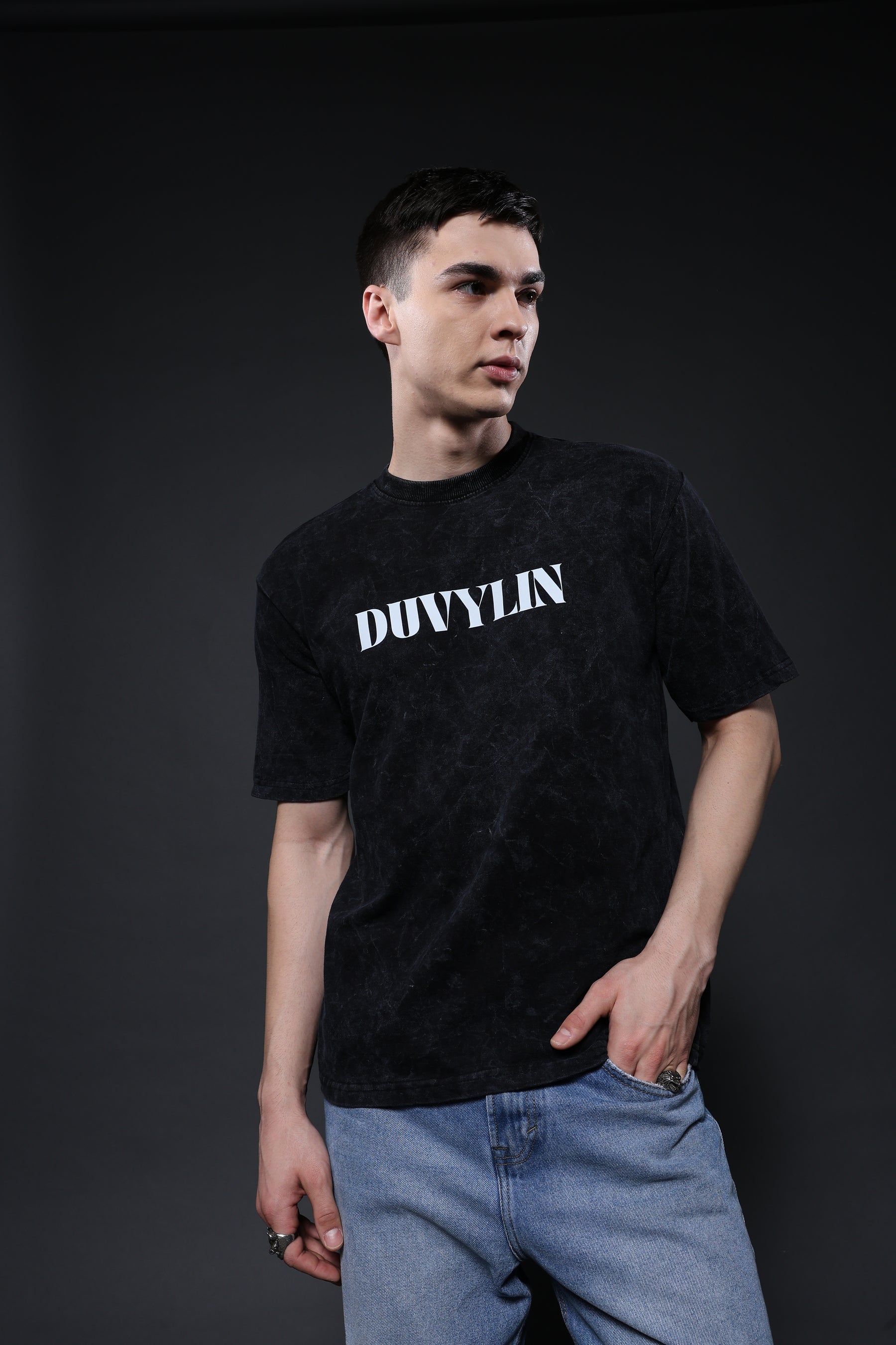 Duvylin Void Fade Oversized Tee