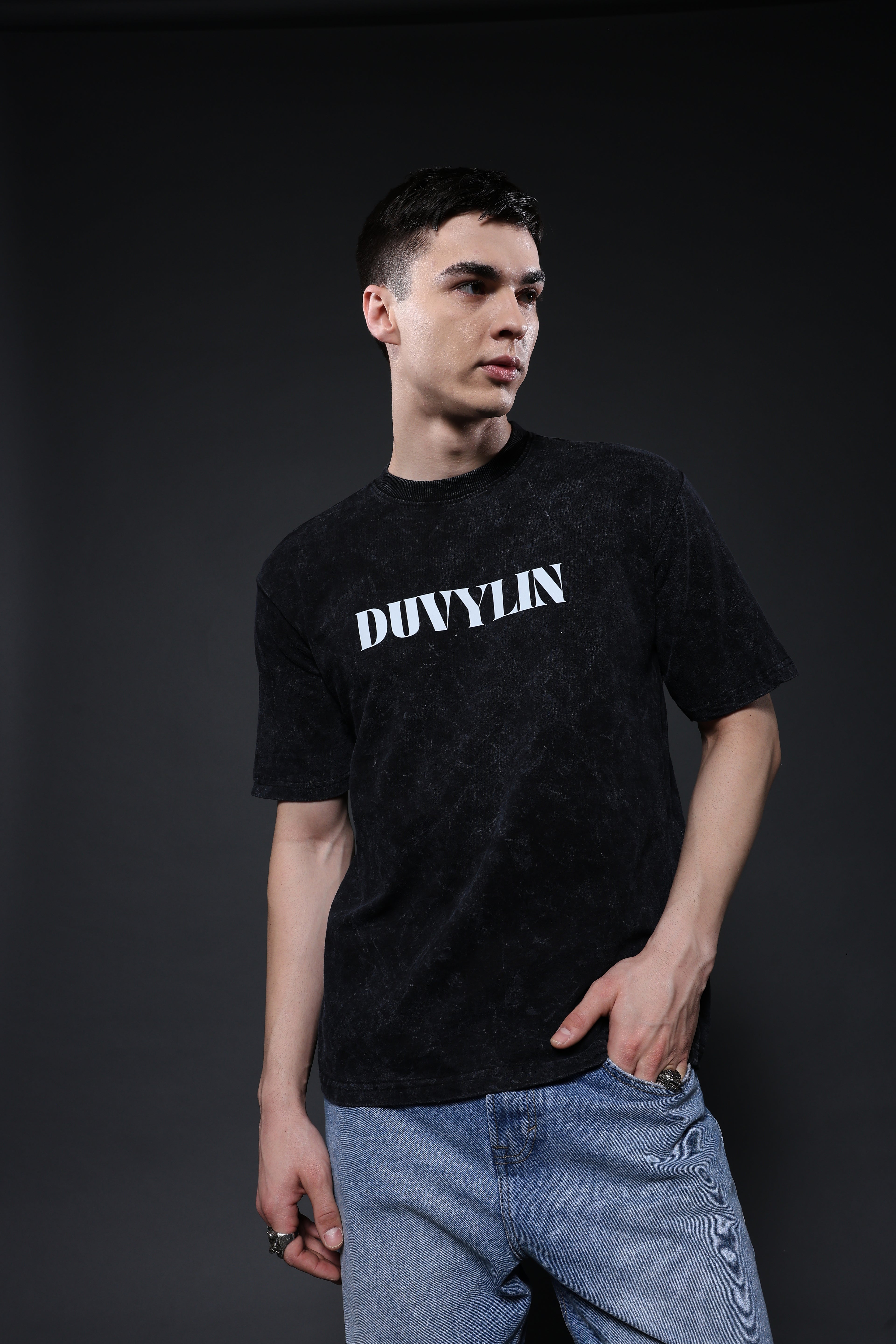 Duvylin Void Fade Oversized Tee
