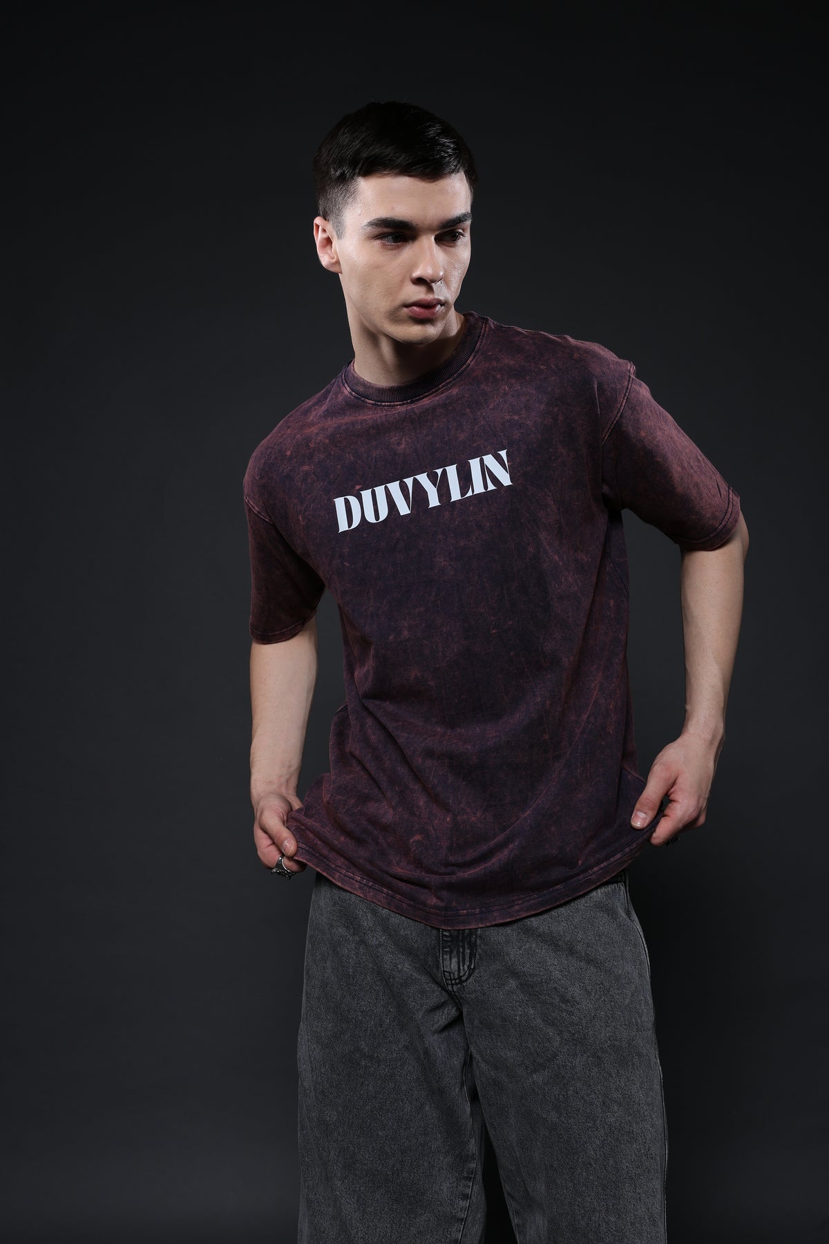 Duvylin Ember Fade Oversized Tee