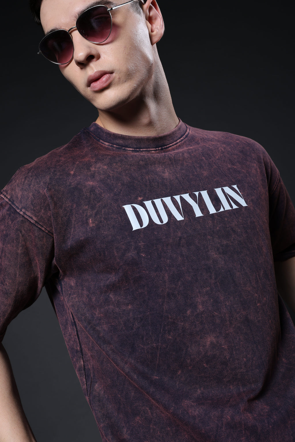 Duvylin Ember Fade Oversized Tee