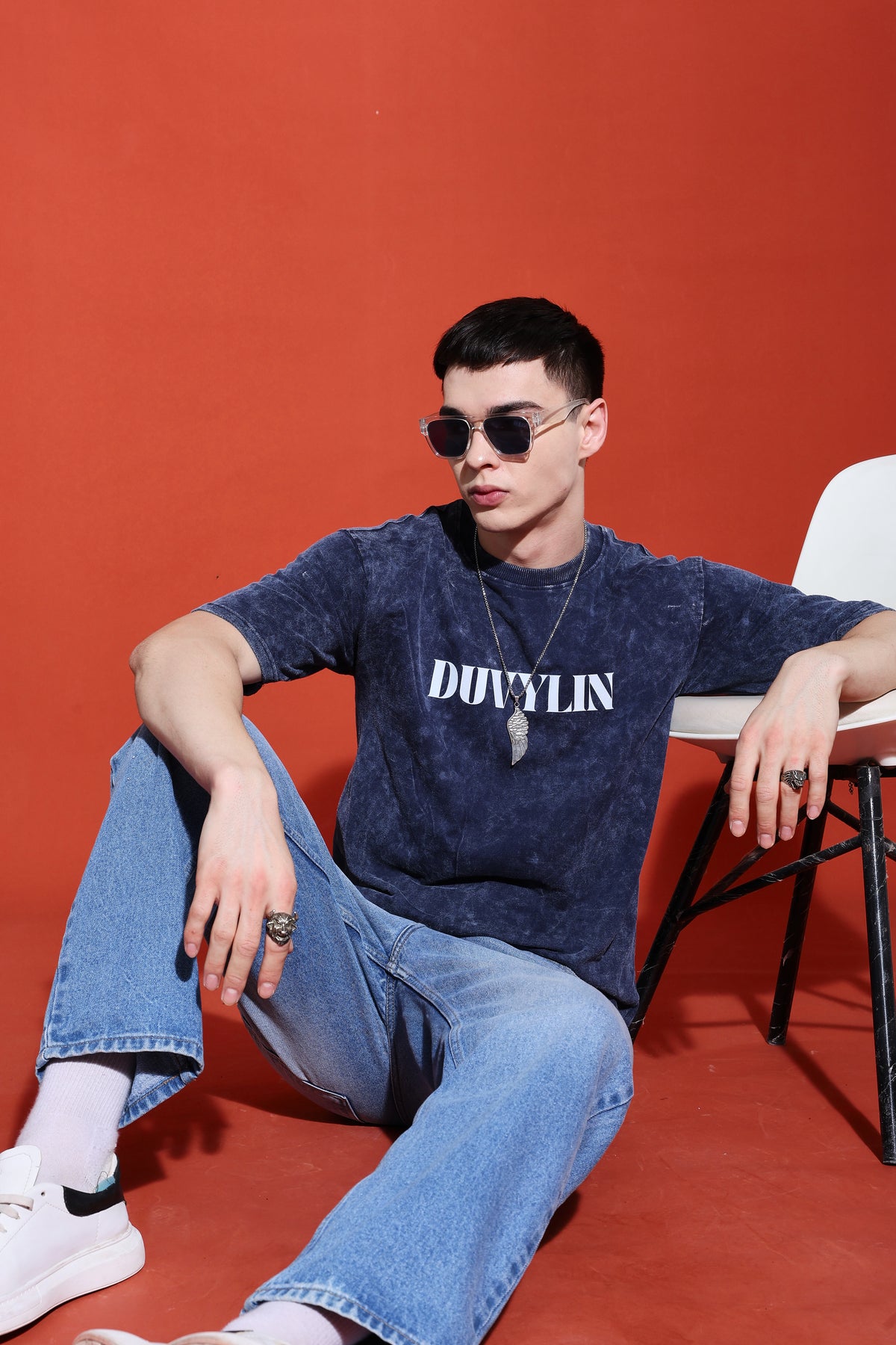 Duvylin Static Wash Oversized Tee